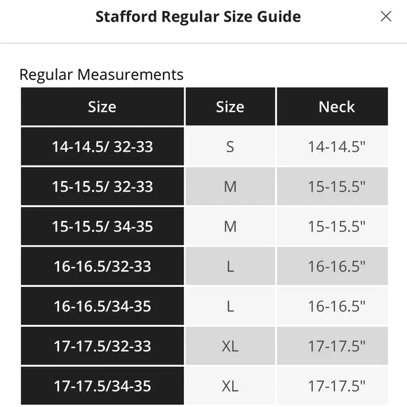 Stafford Mens Aqua Blue White Gingham Plaid Long Sleeve No Iron Buttondown Shirt - Picture 7 of 7